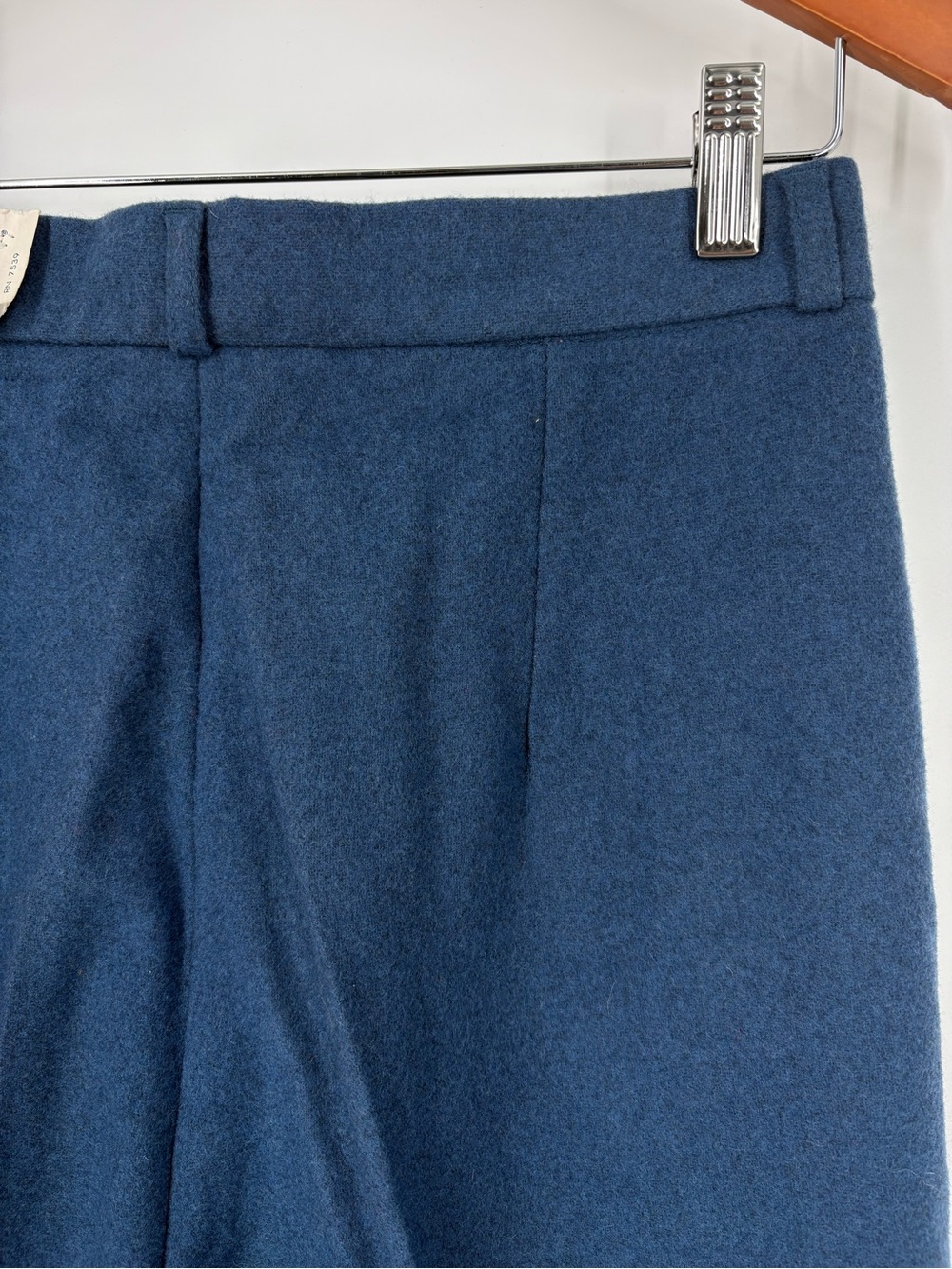 VTG DVF Old Money Wide Leg Cropped Pleated High Rise Trouser Pant NWT Women 12 - Picture 12 of 16